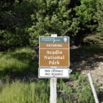 Acadia: Sign at Bar Island