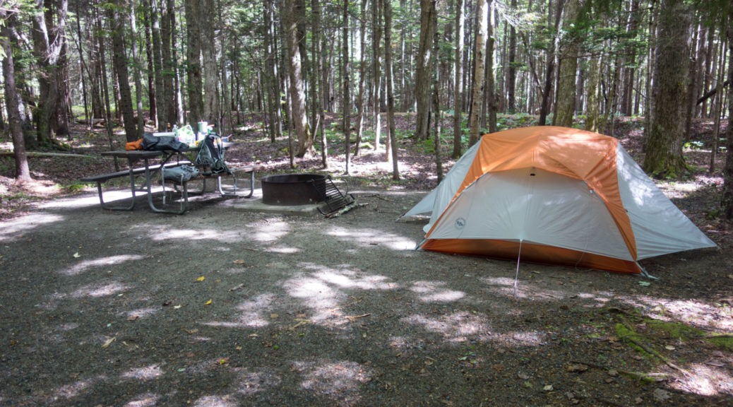 Acadia: Seawall Campground Site