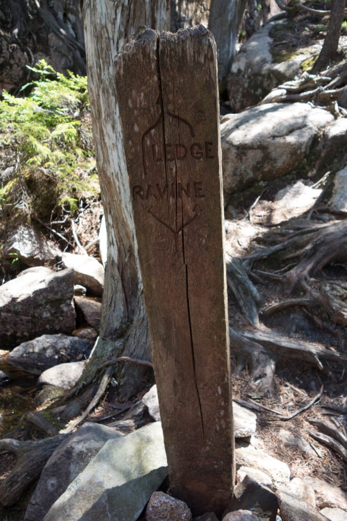 Acadia: Pemetic Ravine or Ledge Sign