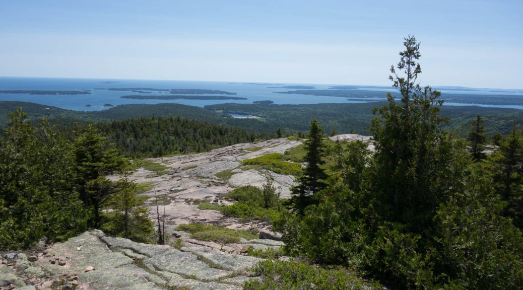 Acadia: View from top of Pemetic Mountain