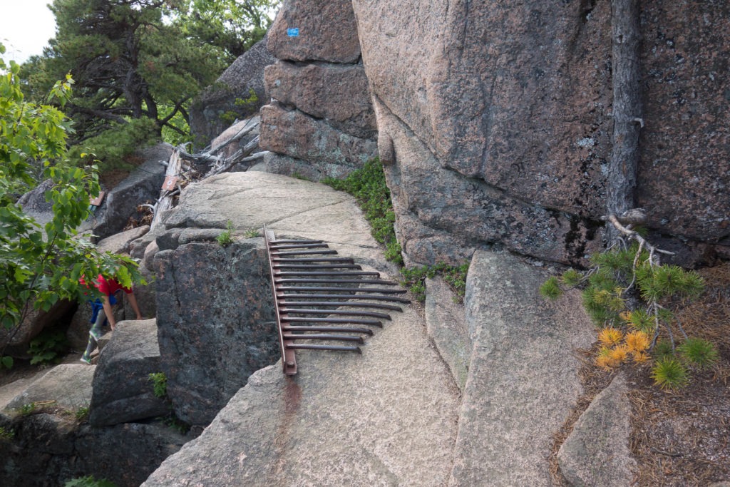 Acadia: Iron Rung Path on Beehive Trail