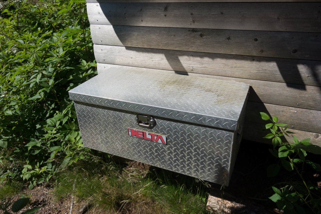 Acadia: Duck Harbor Campground Food Storage Box