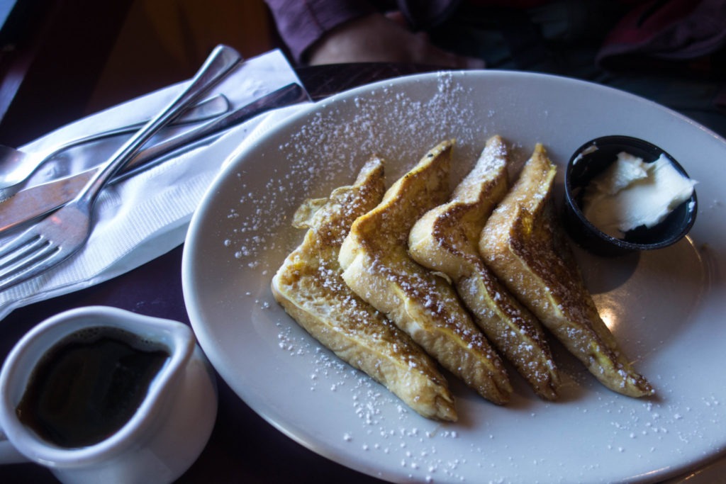 Acadia: French Toast at Sips in Southwest Harbor
