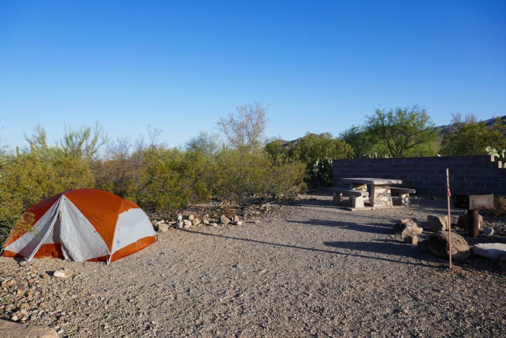 Saugaro: Our Campsite at Gilbert Ray Campground