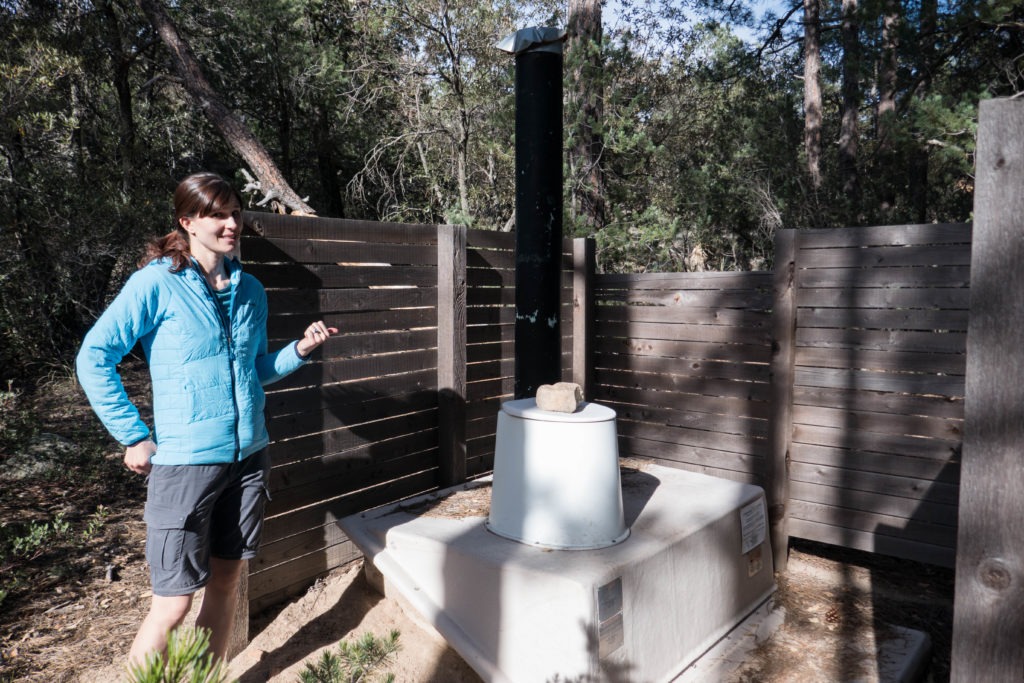 Saguaro: Happy Valley Campground Pit Toilet