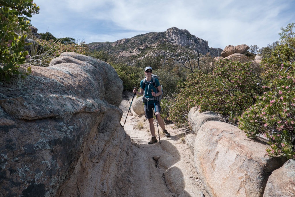 Saguaro: Rocky Half-Pipe on Miller Creek Trail