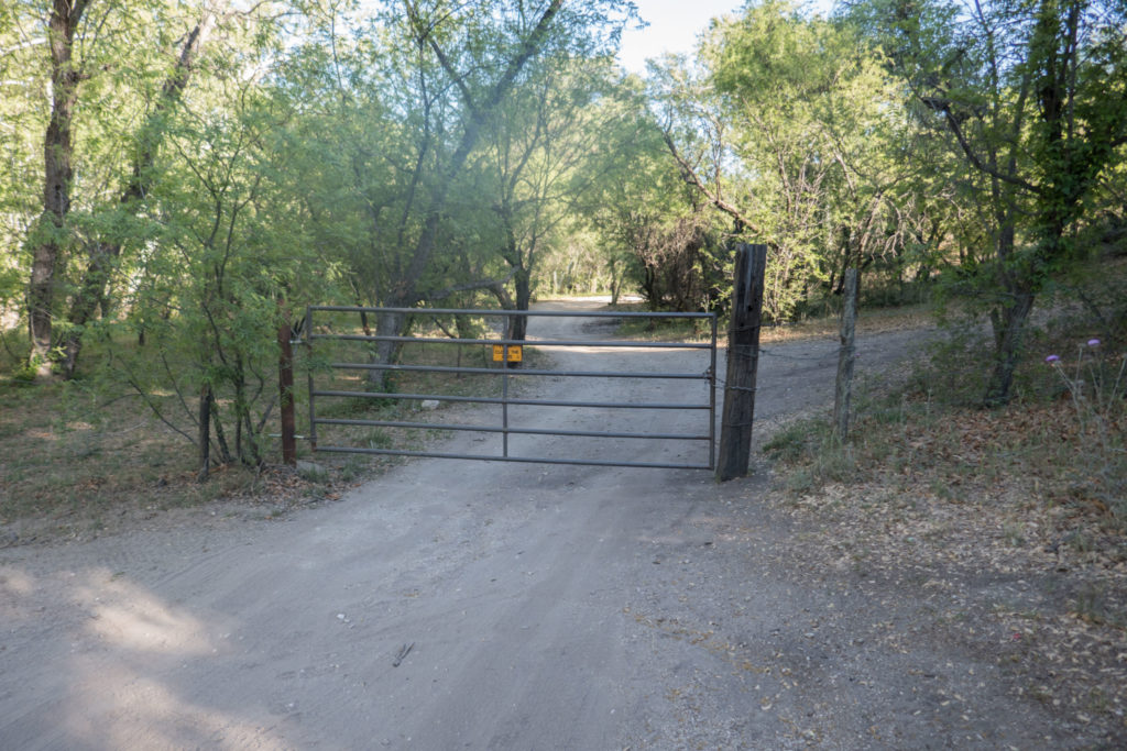 Saguaro: Entrance/Exit Gate for Turkey Creek Trail Area