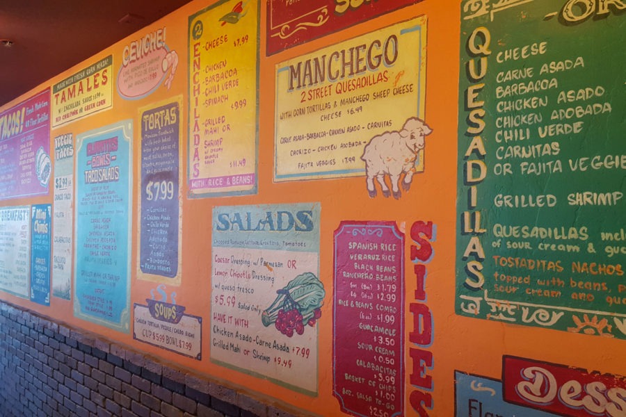 Saguaro: Calle Tepa Menu