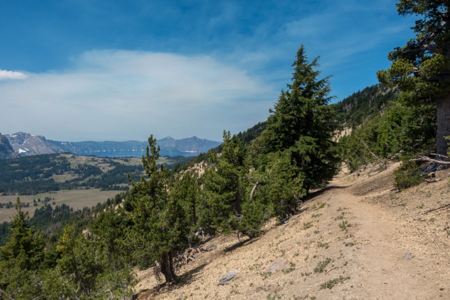 Crater Lake: First View of the Lake