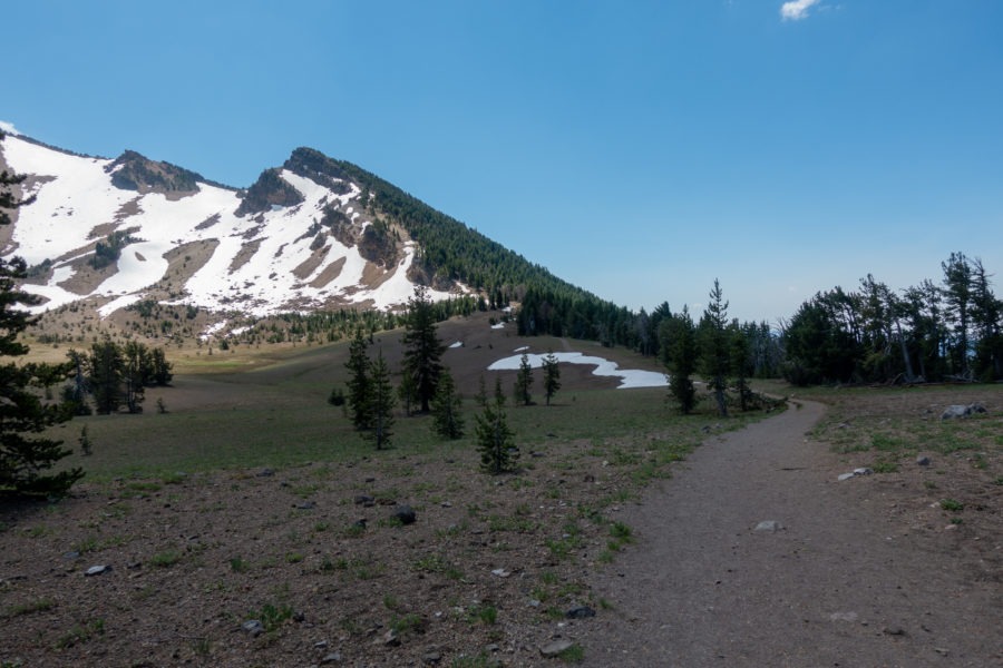 Crater Lake: Beginning of Mount Scott Trail