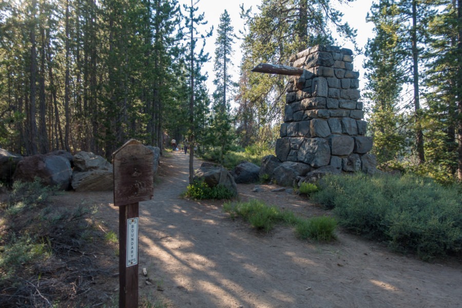 Crater Lake: End of Pinnacles Trail and Old East Entrance