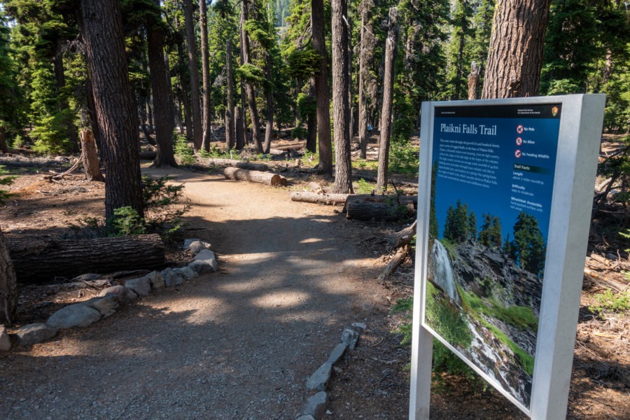 Crater Lake: Plaikni Falls Trailhead