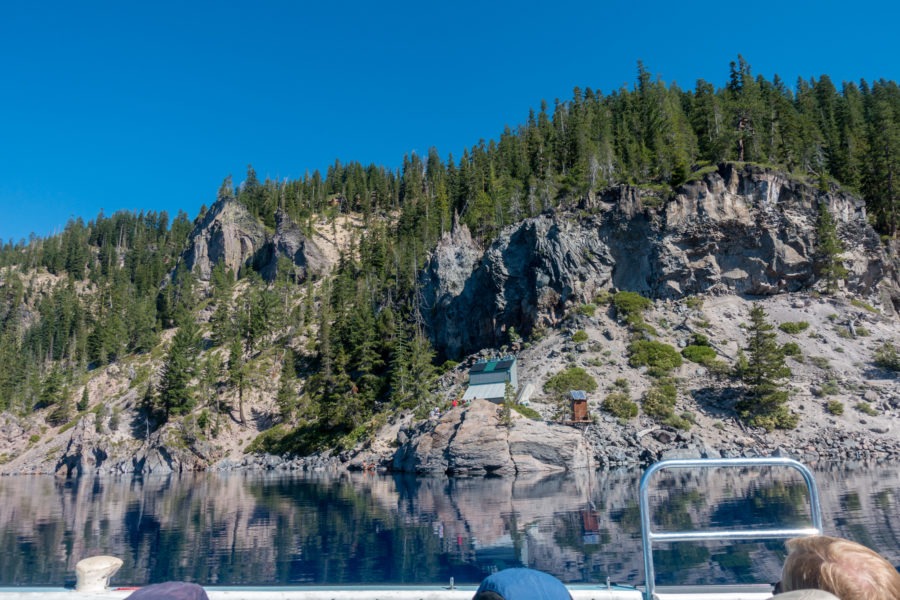 Crater Lake: Pulling Away From Boat Dock