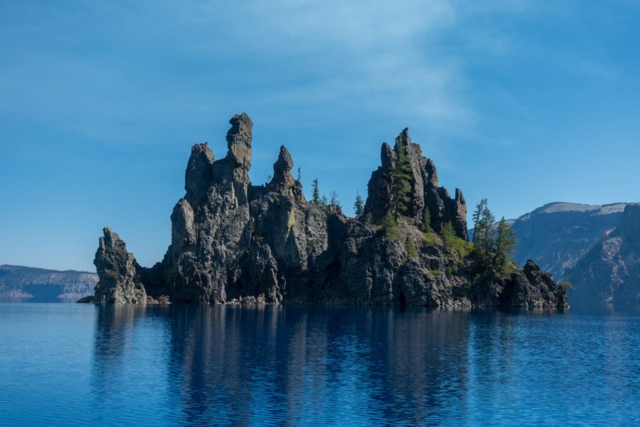 Crater Lake: Phantom Ship on Crater Lake