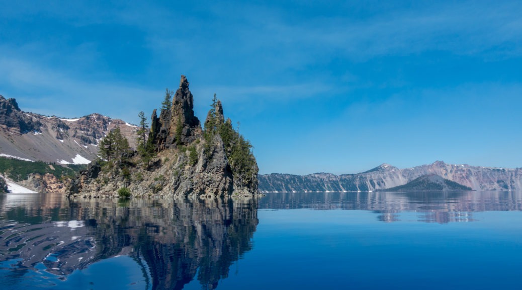 Crater Lake: Phantom Ship with Wizard Island