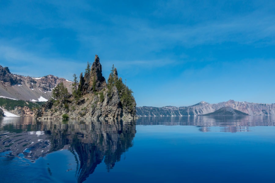 Crater Lake: Phantom Ship with Wizard Island