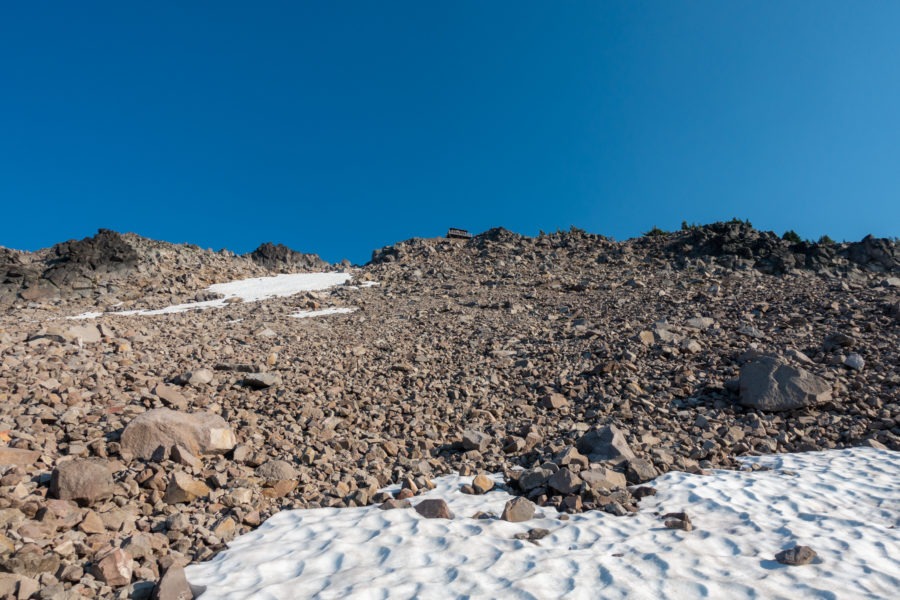 Crater Lake: Watchman Peak Lookout From Below