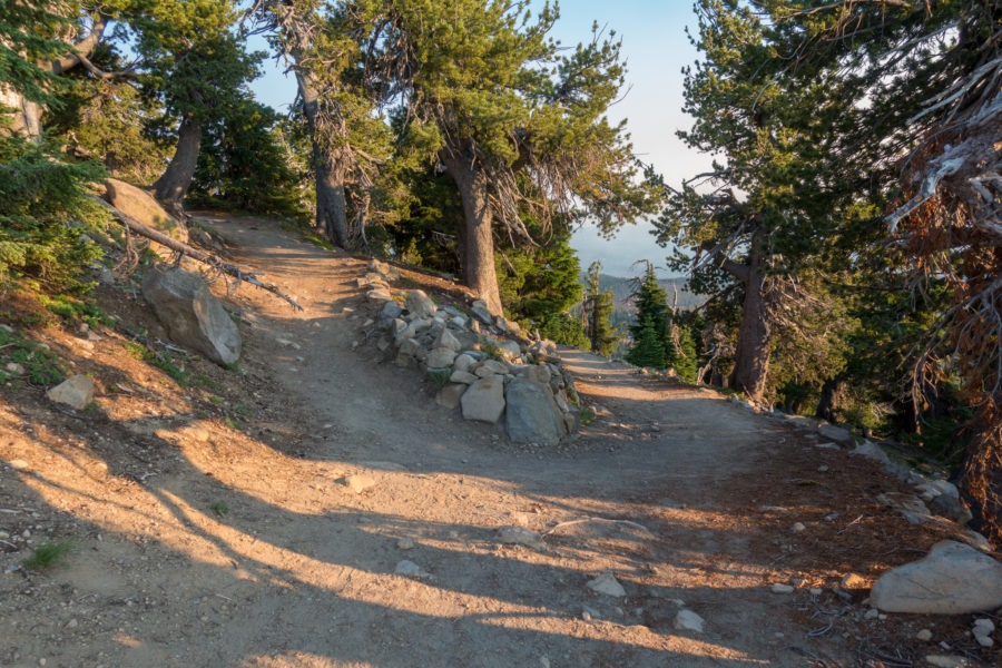 Crater Lake: Switchback on Watchman Peak Trail