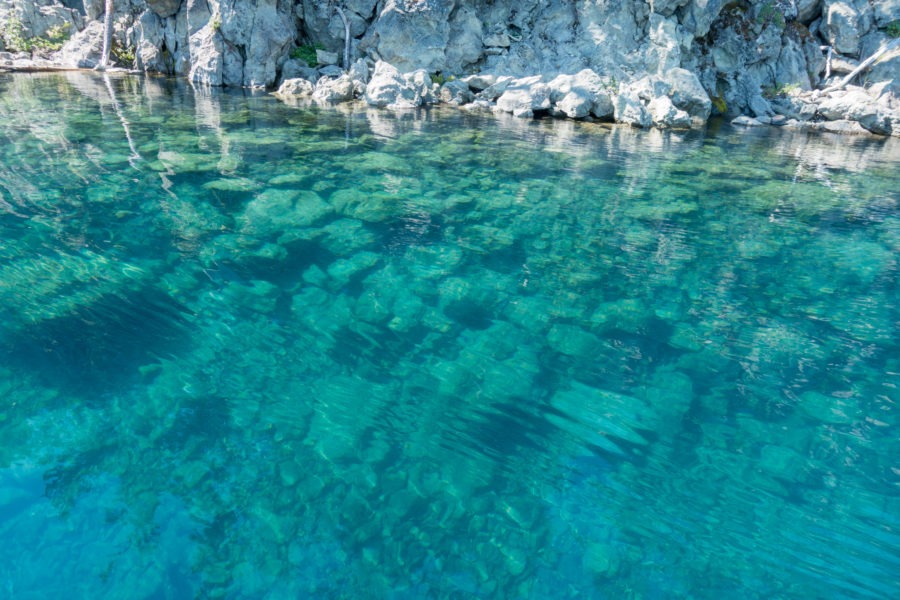 Crater Lake: Shallow Waters Around Phantom Ship
