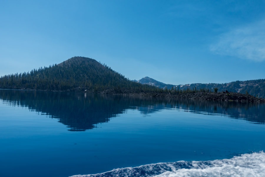 Crater Lake: Wizard Island from Boat Tour