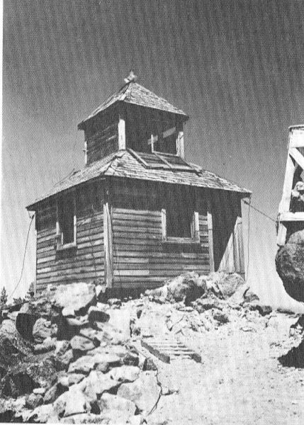Crater Lake: Original Watchman Fire Tower, built in 1917