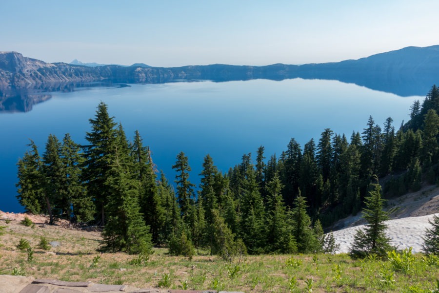 Crater Lake: View from Lodge Back Porch