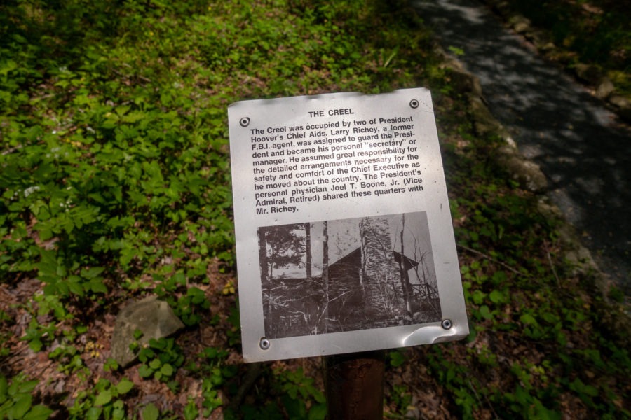 Shenandoah: Creel Information Sign