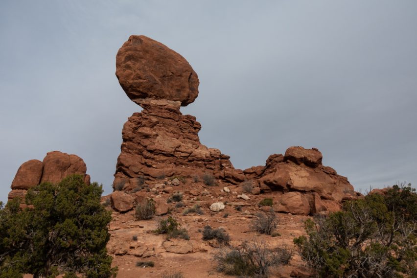 Arches: Closeup of Balanced Rock