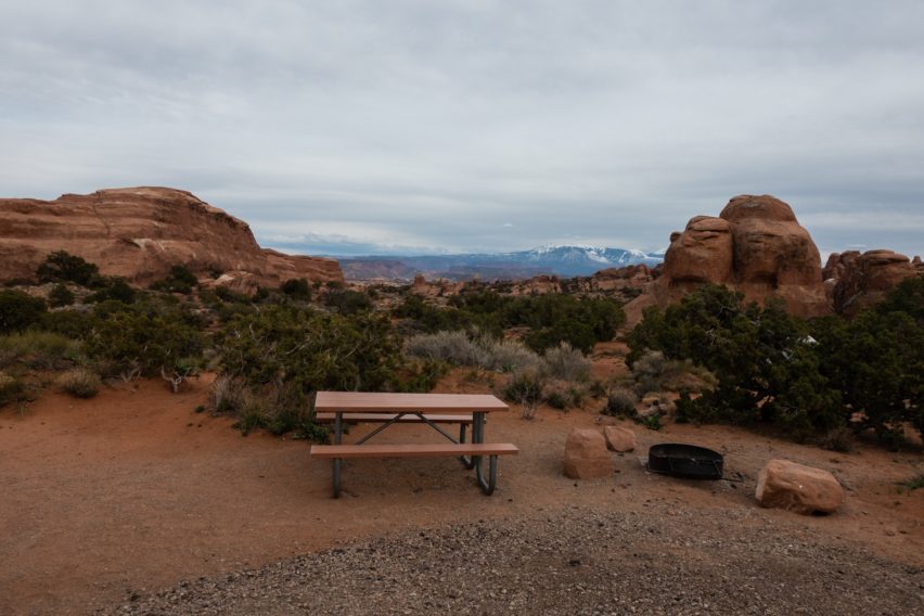 Arches: Site 24 at Devils Garden Campground