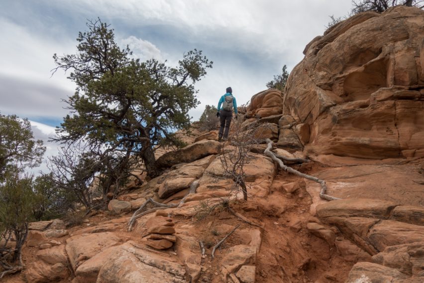 Arches: Initial Uphill Scramble Tower Arch Trail