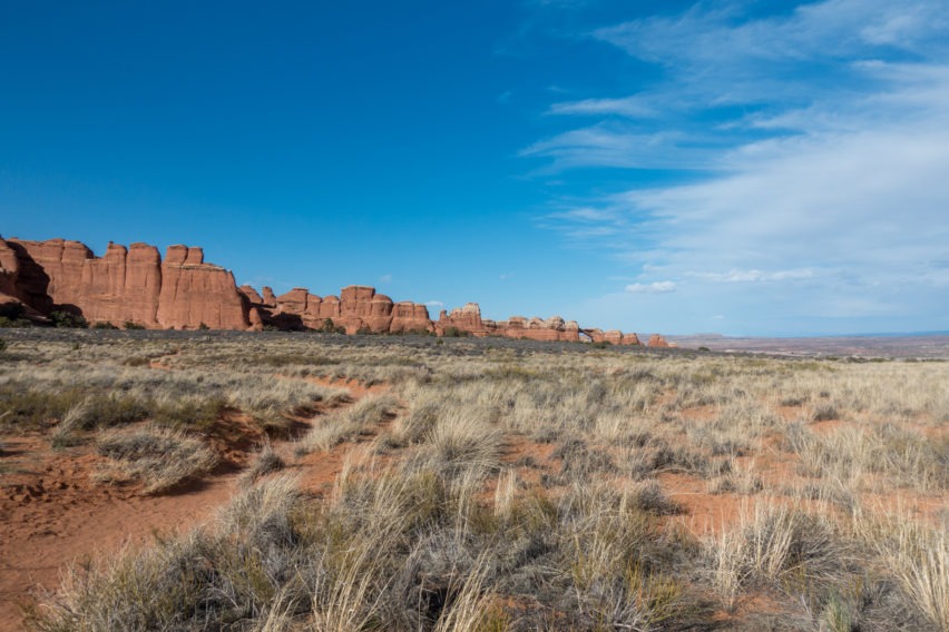 Arches: View of Broken Arch in Distance