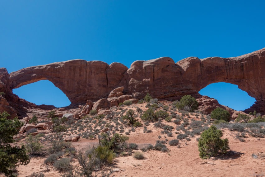 Arches: Both Windows from Primitive Trail