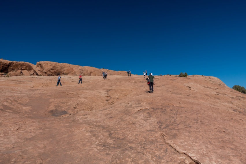 Arches: Continuing our Journey up the Sandstone Slope on Delicate Arch Trail