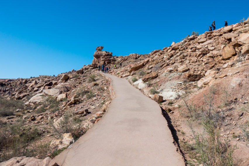 Arches: Up a Paved Incline on Delicate Arch Trail