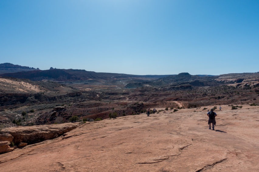 Arches: Looking Back On Delicate Arch Trail