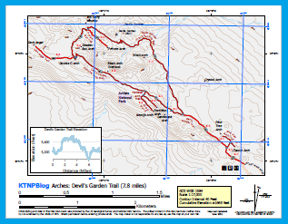 Devils Garden Trail Map Arches: Devils Garden And Primitive Loop Trail | Ktnpblog