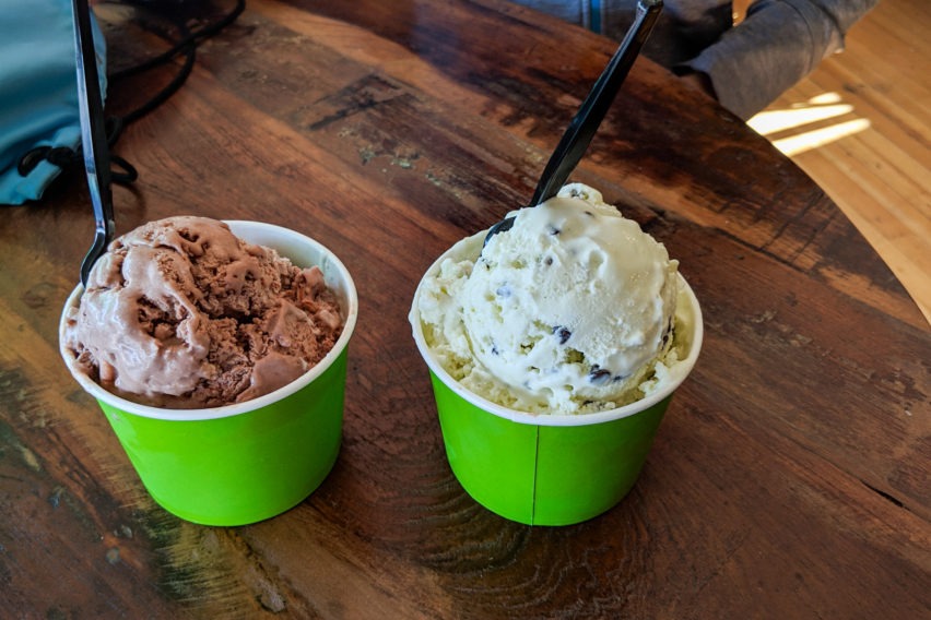 Arches: Ice Cream from Moab Garage Co.