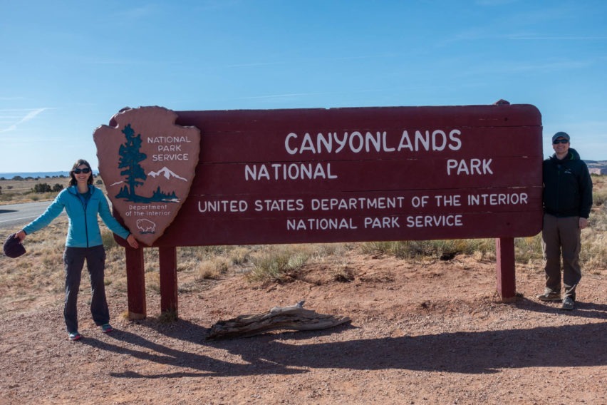 Canyonlands: Island In the Sky National Park Sign